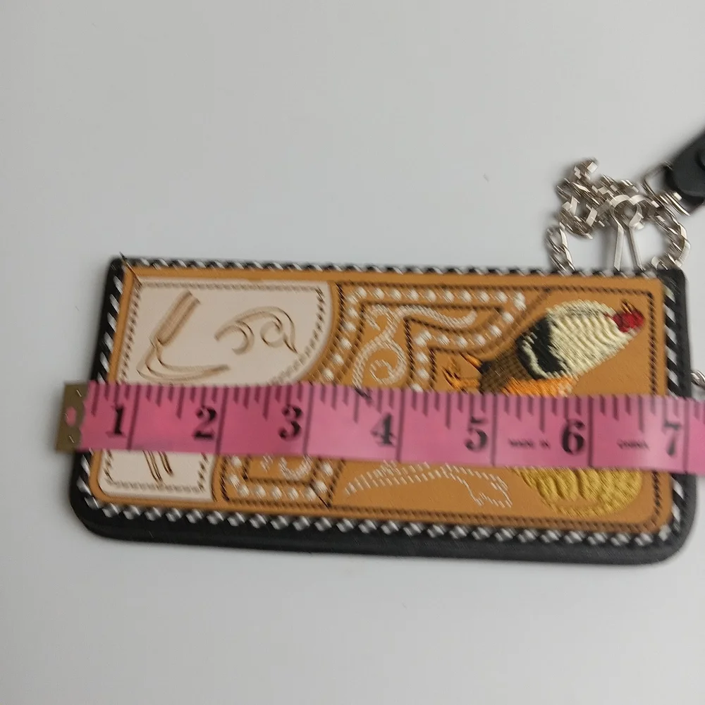 Men's Western Wallet Genuine Leather‎ Hand Crafted Bifold Cowboy Rodeo Wallet